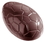 Chocolate World CW2205 Chocolate mould egg kroko 80 mm