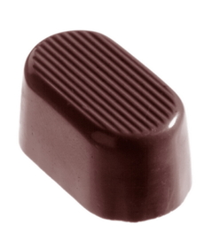 Chocolate World CW2216 Chocolate mould oval arcering