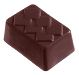 Chocolate World CW2217 Chocolate mould rectangle lozenge