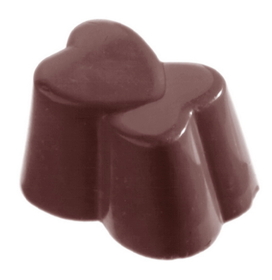 Chocolate World CW2249 Chocolate mould double heart