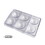 Chocolate World CW2253 Chocolate mould half sphere &#216; 70 mm