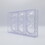 Chocolate World CW2253 Chocolate mould half sphere &#216; 70 mm