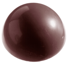Chocolate World CW2254 Chocolate mould half sphere &#216; 80 mm