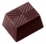Chocolate World CW2307 Chocolate mould square lined