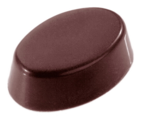 Chocolate World CW2331 Chocolate mould oval plain 5x8