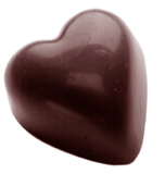 Chocolate World CW2348 Chocolate mould small puffy heart 14 gr