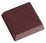 Chocolate World CW2356 Chocolate mould square with lines