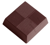 Chocolate World CW2359 Chocolate mould square with lines