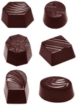 Chocolate World CW2371 Chocolate mould assortment small 6 fig