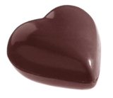 Chocolate World CW2383 Chocolate mould heart 7, 5 gr