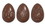 Chocolate World CW2395 Chocolate mould small funny egg