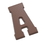 Chocolate World CW2400 Chocolate mould letter A 135 gr