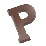 Chocolate World CW2415 Chocolate mould letter P 135 gr