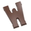 Chocolate World CW2422 Chocolate mould letter W 135 gr