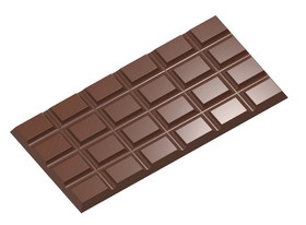 Chocolate World CW2438 Chocolate mould tablet 4x6 rectangle