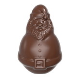 Chocolate World CW2456 Chocolate mould spherical Santa Claus