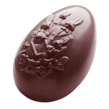 Chocolate World E7007-175 Chocolate mould egg rabbit 175 mm