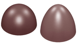 Chocolate World E7009-150 Chocolate mould egg horizontal 150 mm
