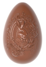 Chocolate World E7011-175 Chocolate mould egg Belle Epoque 'Sir Edward the Bunny"