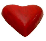 Chocolate World H035 Chocolate mould heart 140 mm