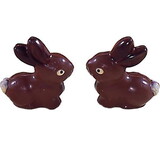 Chocolate World H118 Chocolate mould two small rabbits 125 mm