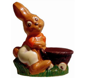 Chocolate World H119 Chocolate mould hare child carriage 110 mm