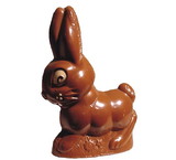 Chocolate World H221025-C Chocolate mould sitting hare 240 mm