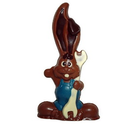 Chocolate World H221031-R Chocolate mould rabbit with key