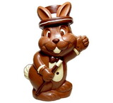 Chocolate World H221049-B Chocolate mould rabbit with hat 160 mm