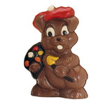 Chocolate World H221071-C Chocolate mould painter hare 195 mm