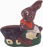 Chocolate World H311 Chocolate mould hare with cart 110 mm