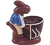 Chocolate World H391 Chocolate mould hare basket 150 mm