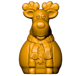Chocolate World H551070-D Chocolate mould moose 185 mm