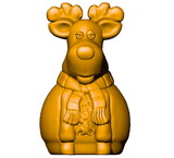 Chocolate World H551070-E Chocolate mould moose 220 mm