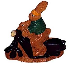 Chocolate World H608 Chocolate mould hare/scooter 160 mm