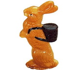 Chocolate World H685 Chocolate mould rabbit with basket 225 mm
