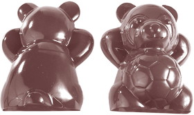 Chocolate World HA10778 Chocolate mould teddy with ball