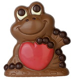 Chocolate World HB8010 Chocolate mould frog + heart 127 mm