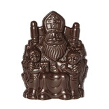 Chocolate World HC20004 Chocolate mould sitting Saint Nicolas with children 165 mm