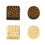 Chocolate World LF033040 Transfers for magnetic moulds 135 x 275 mm flora