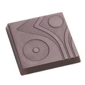 Chocolate World POP1153 Chocolate mould square napolitain