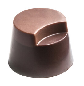 Chocolate World POP1228 Chocolate mould cylinder with small indentation