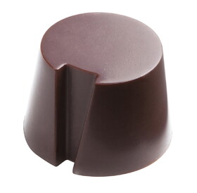 Chocolate World POP1229 Chocolate mould cylinder with side indentation