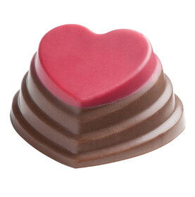 Chocolate World POP1251 Chocolate mould stacked hearts