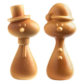 Chocolate World POP1384 Chocolate mould Snowman & Santa Claus