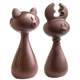 Chocolate World POP1385 Chocolate mould bongo & rudolph