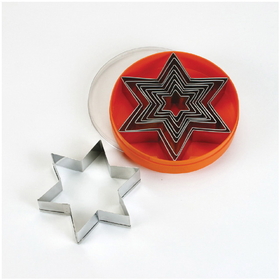 Chocolate World S02006 Set of pastry cutters stars - 9 pcs