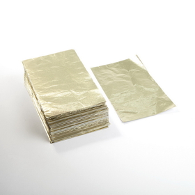 Chocolate World SIL9039 Gold-coloured aluminum sheets for ballotin 500 gr