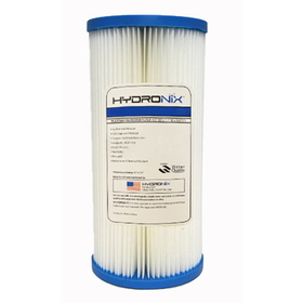 SPC-45-1020 Hydronix Pleated Sediment Water Filter (10 in x 4.5 in, 20 Micron)