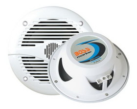 Boss Audio MR50W 5.25" Round Marine Speakers - (Pair) White